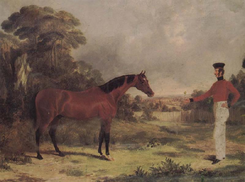 John Frederick Herring The Man and horse oil painting image